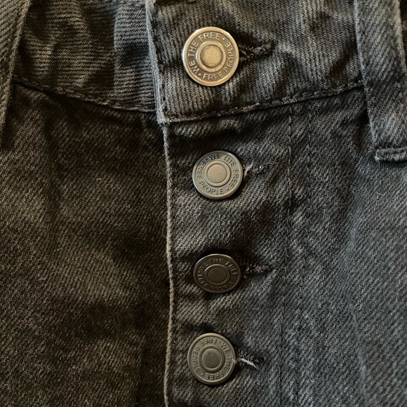 We The Free Black Denim Skirt - Picture 7 of 8